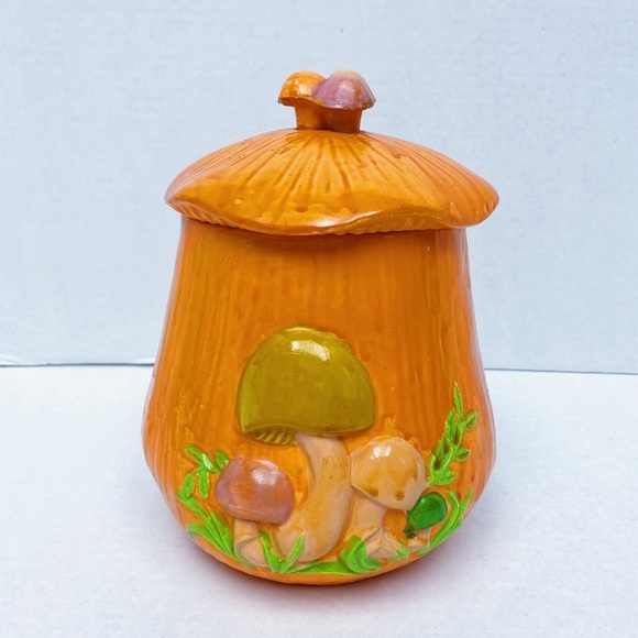 Vintage Arnel’s Mushroom Canister